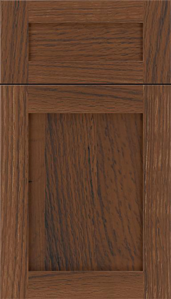 Salem 5pc Quartersawn Oak shaker cabinet door in Toffee