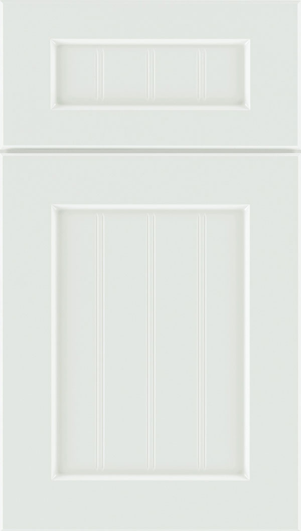 Glendale 5-Piece Thermofoil Beadboard cabinet door in Satin White