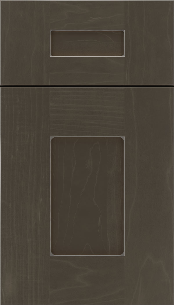 Newhaven 5pc Maple shaker cabinet door in Thunder with Pewter glaze