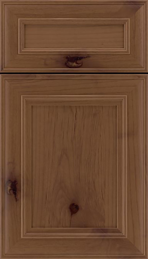 Sheffield 5pc Alder recessed panel cabinet door in Sienna
