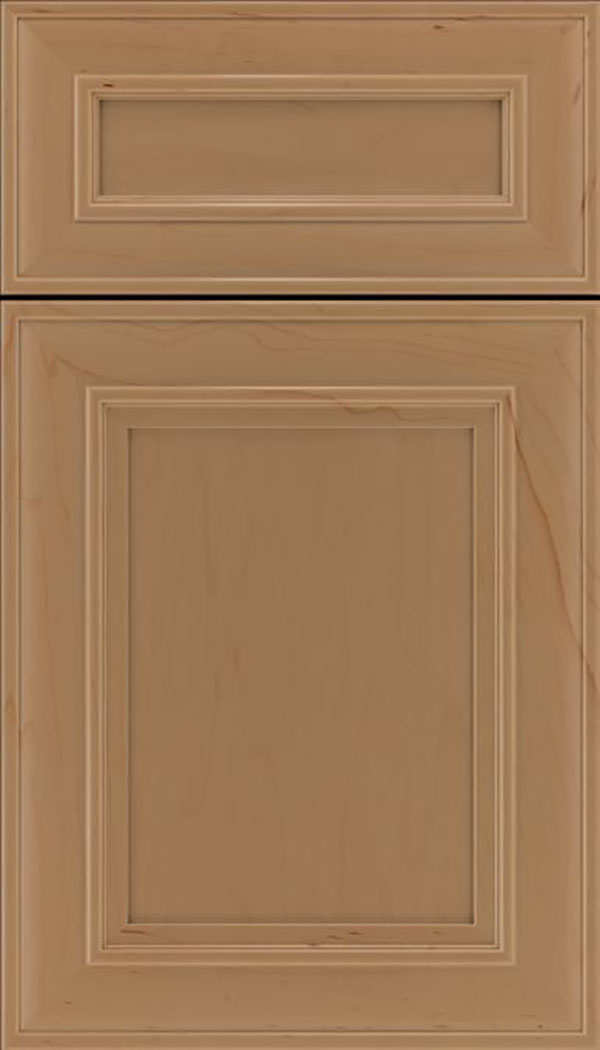 Sheffield 5pc Maple recessed panel cabinet door in Tuscan