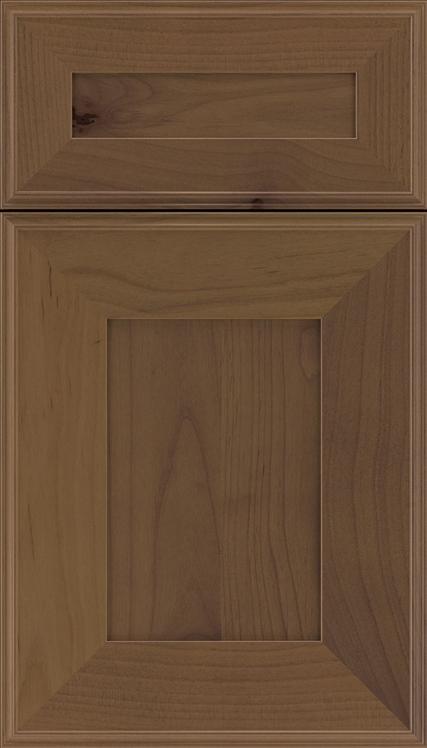 Elan 5pc Alder flat panel cabinet door in Sienna