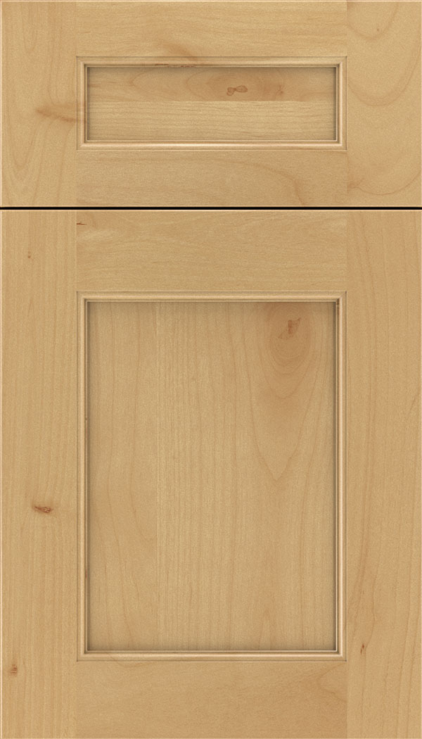 Lexington 5pc Alder recessed panel cabinet door in Natural