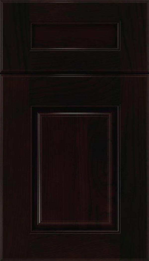 Whittington 5pc Cherry raised panel cabinet door in Espresso
