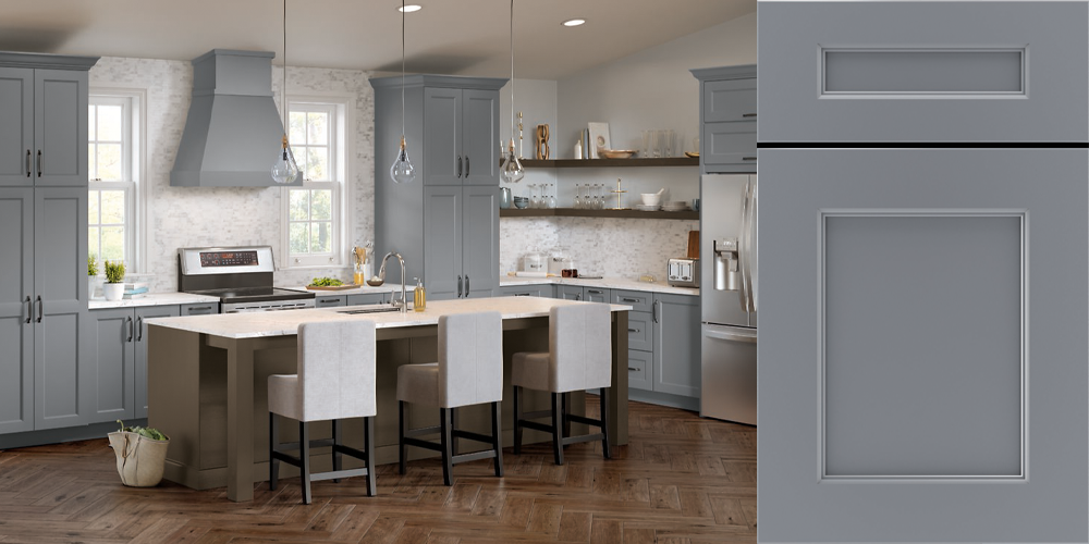Blue Kitchen Cabinets A Trend That S, Are Gray Cabinets Still In Style