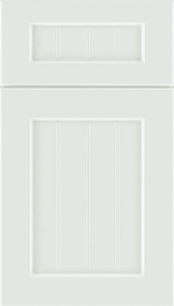 Glendale 5-Piece Thermofoil Beadboard cabinet door in Satin White