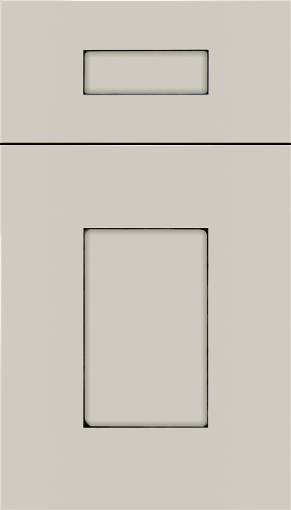 Newhaven 5-Piece Maple shaker cabinet door in Cirrus with Black glaze